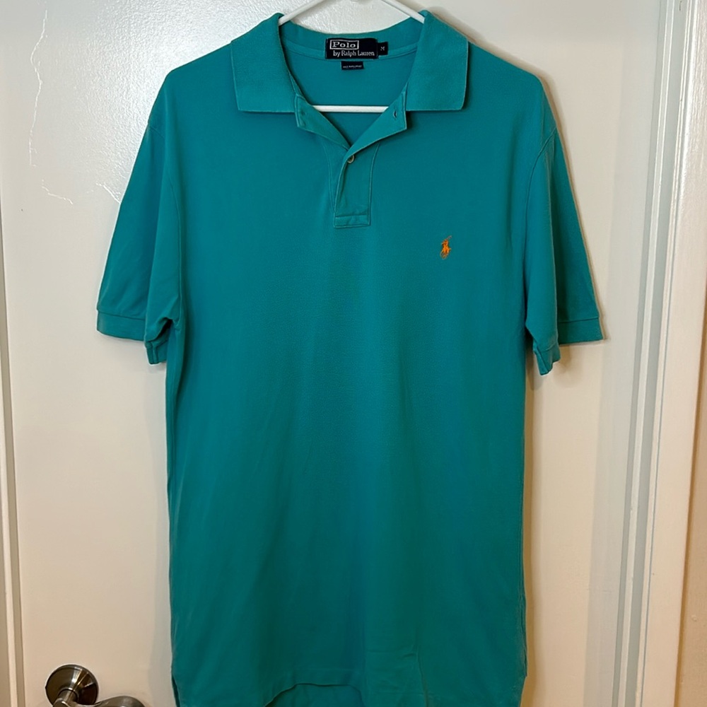 Vintage turquoise polo by Ralph Lauren